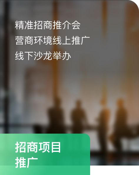 招商项目推广