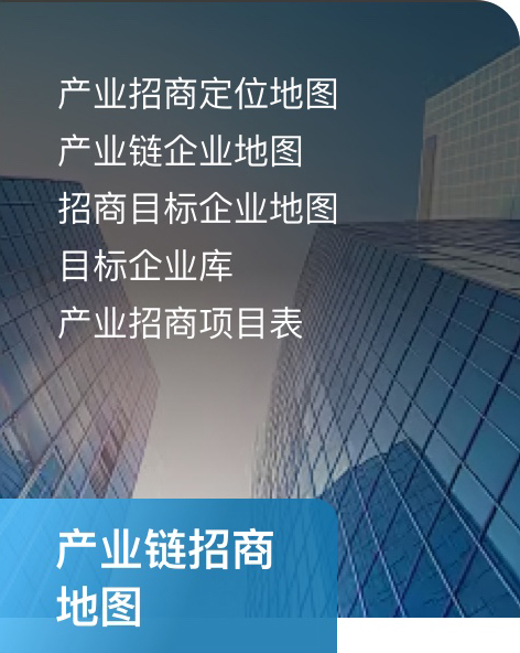 产业链招商地图
